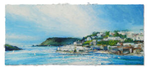 Salcombe.   Paintings by David Morgan. Oil on board.