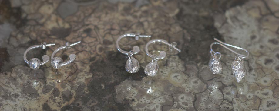 Hoop Earring Collection. Jewellery by Helen Butler. Silver. Hoop Earring Collection. Jewellery by Helen Butler. Silver.
