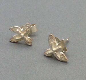 Bird stud (46).   Jewellery by Holly Belsher. Silver.