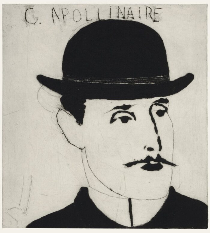 Apollinaire. Figurative Prints by Kate Boxer. Drypoint & carborundum. Apollinaire. Figurative Prints by Kate Boxer. Drypoint & carborundum.