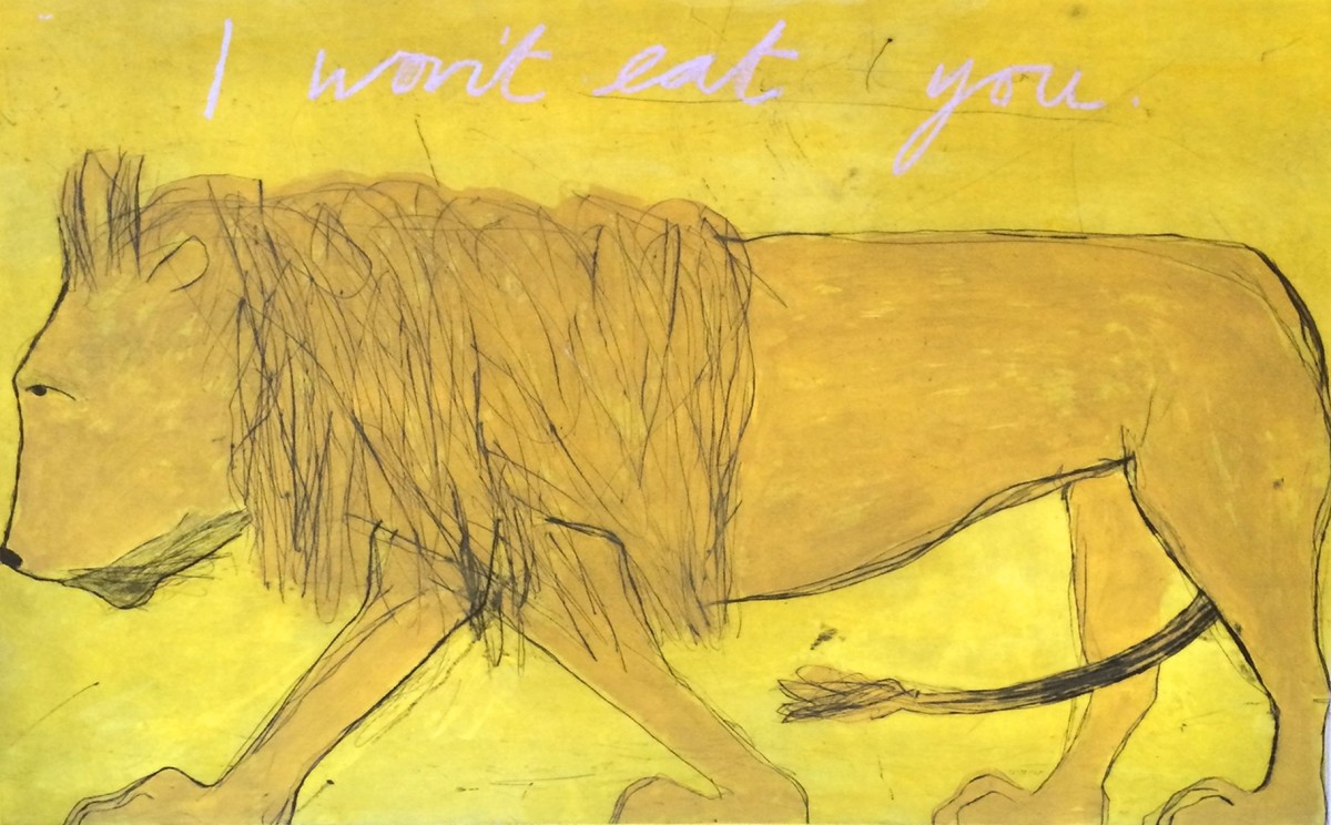 Kate Prints - I Eat You - White Space Art