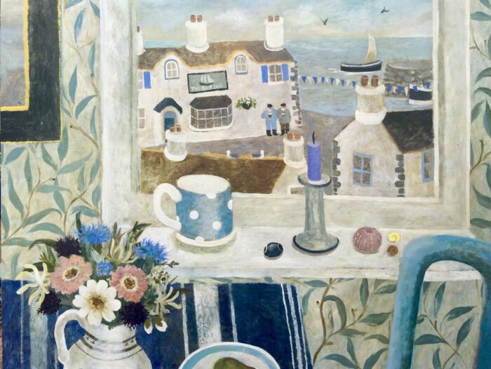 The Ship Inn.   Paintings by Sarah Bowman. Oil on board.