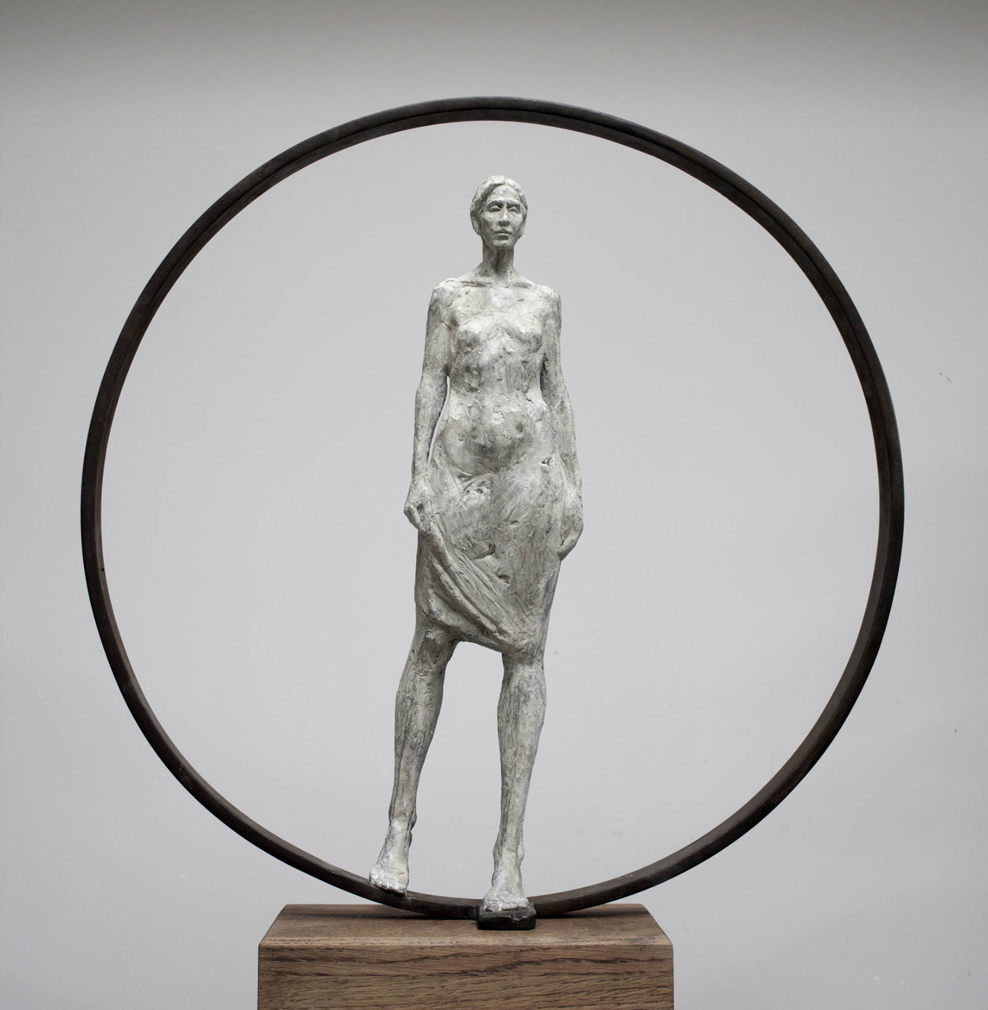 Travelling Light.   Sculpture by Arabella Brooke. Bronze.