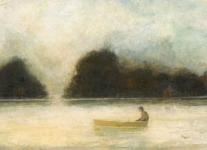 Riverbank Woods.   Paintings by David Brayne. Acrylic & pigment on paper.