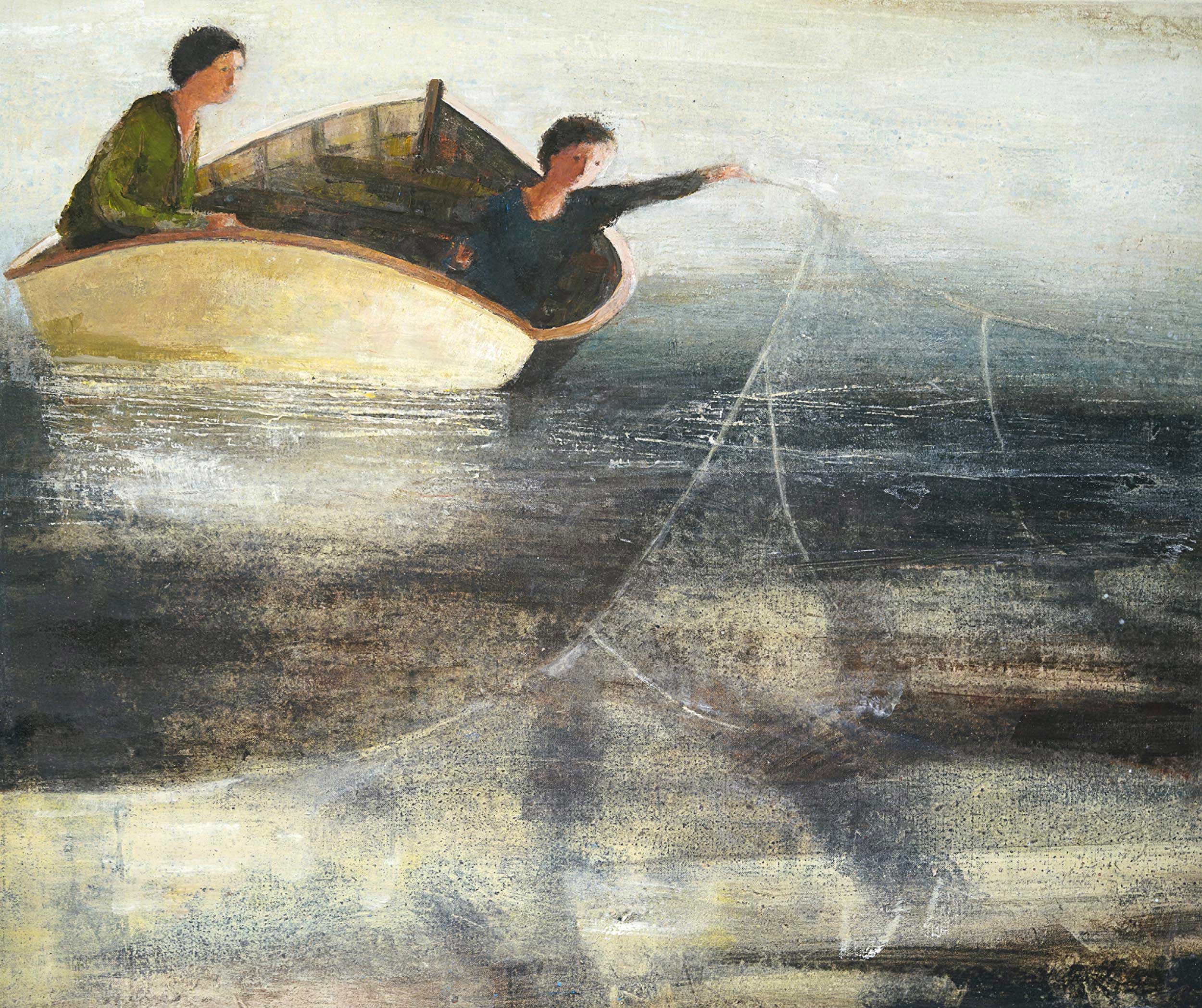 Wide Net II. Paintings by David Brayne. Acrylic & pigment on canvas. Wide Net II. Paintings by David Brayne. Acrylic & pigment on canvas.