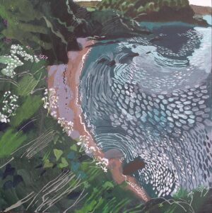 Hazy Spring Afternoon.   Paintings by Mark Rochester. Acrylic.