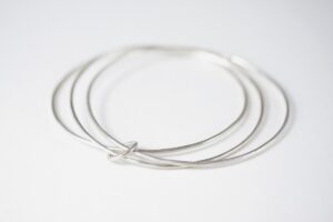 Jangly Bangle.   Jewellery by Yume Martin. Silver.