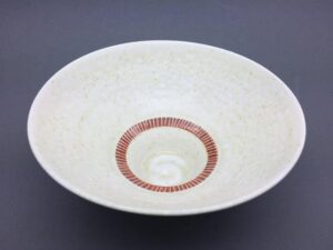 Small Ash Glaze Bowl (PW39).   Ceramics by Peter Wills. Porcelain.