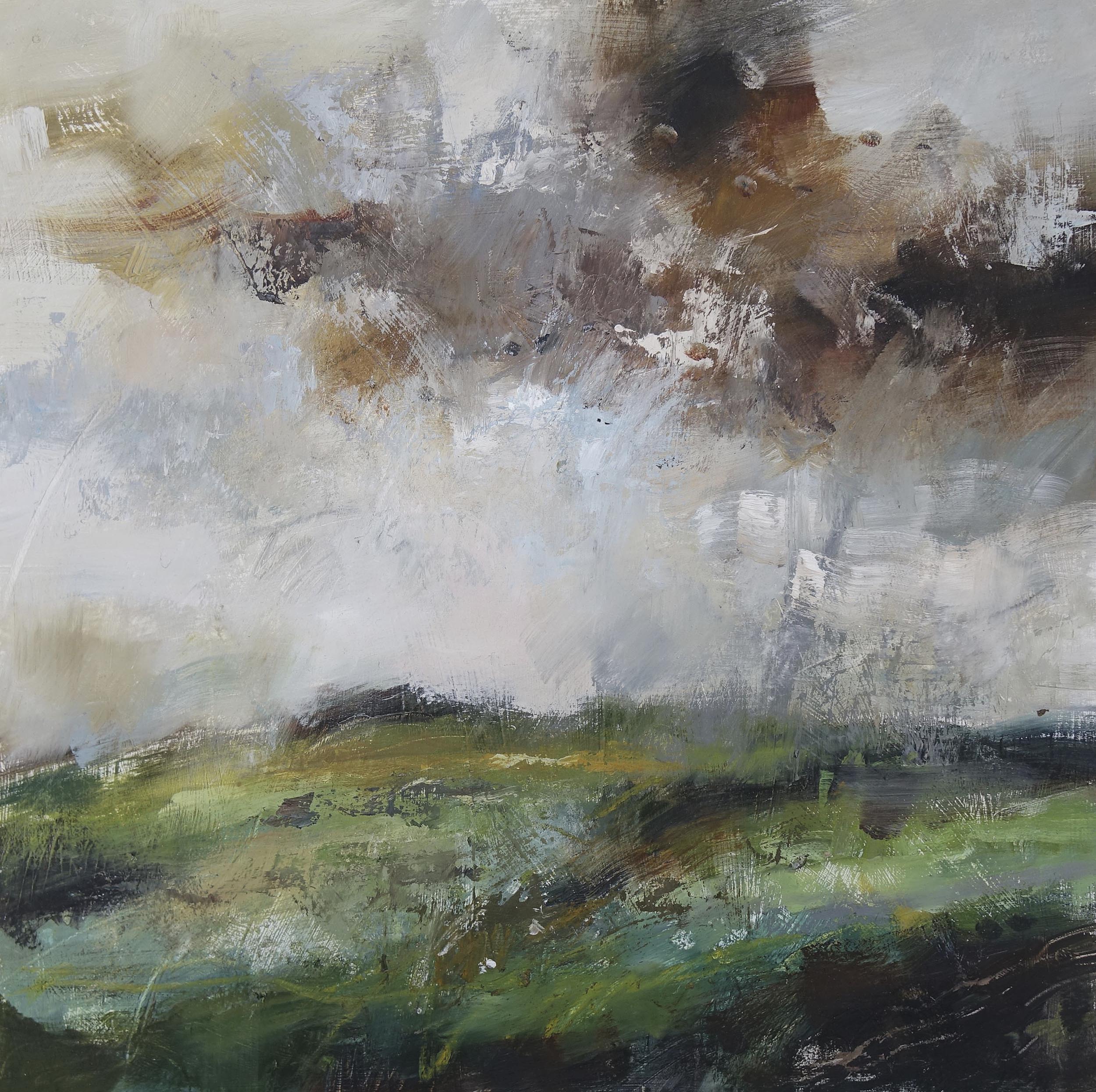 Thunder Underfoot.   Paintings by Andy Waite. Oil on board.