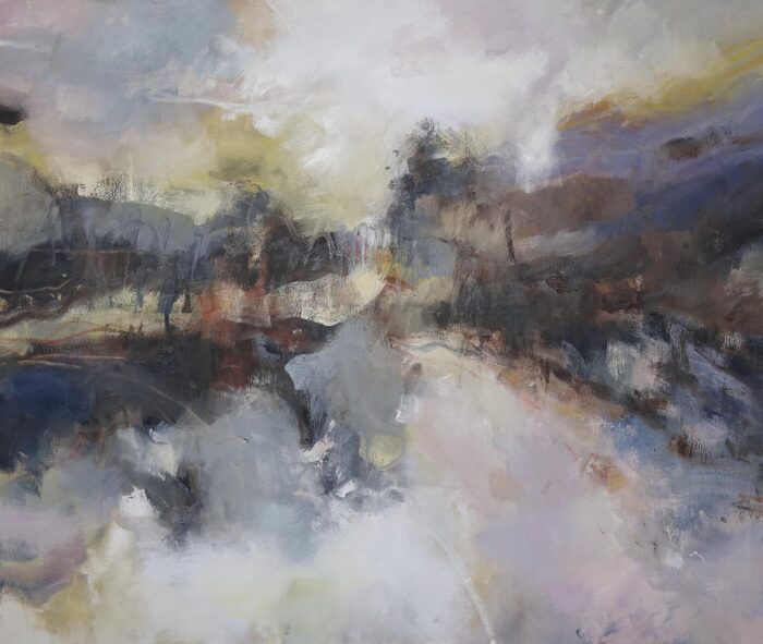 Veil and Mantle.   Paintings by Andy Waite. Oil on board.