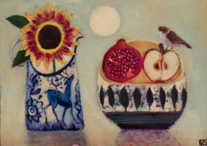 Moon Magic.   Paintings by Vanessa Cooper. Oil on board.