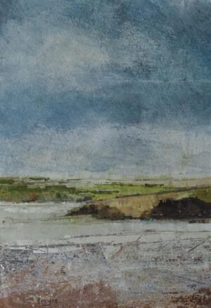 Silver Water.   Paintings by David Brayne. Acrylic & pigment on paper.