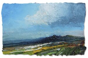 Summer on the Moor.   Paintings by David Morgan. Oil on board.