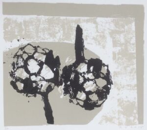 Two Artichokes.   Prints by Uncategorised. Screenprint.