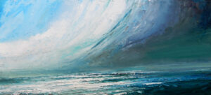 The Wild Sea.   Paintings by David Morgan. Oil on board.