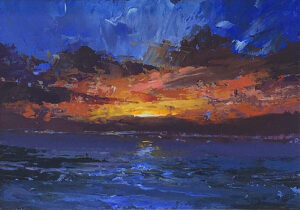 Islay.   Paintings by Colin Carruthers. Acrylic on board.
