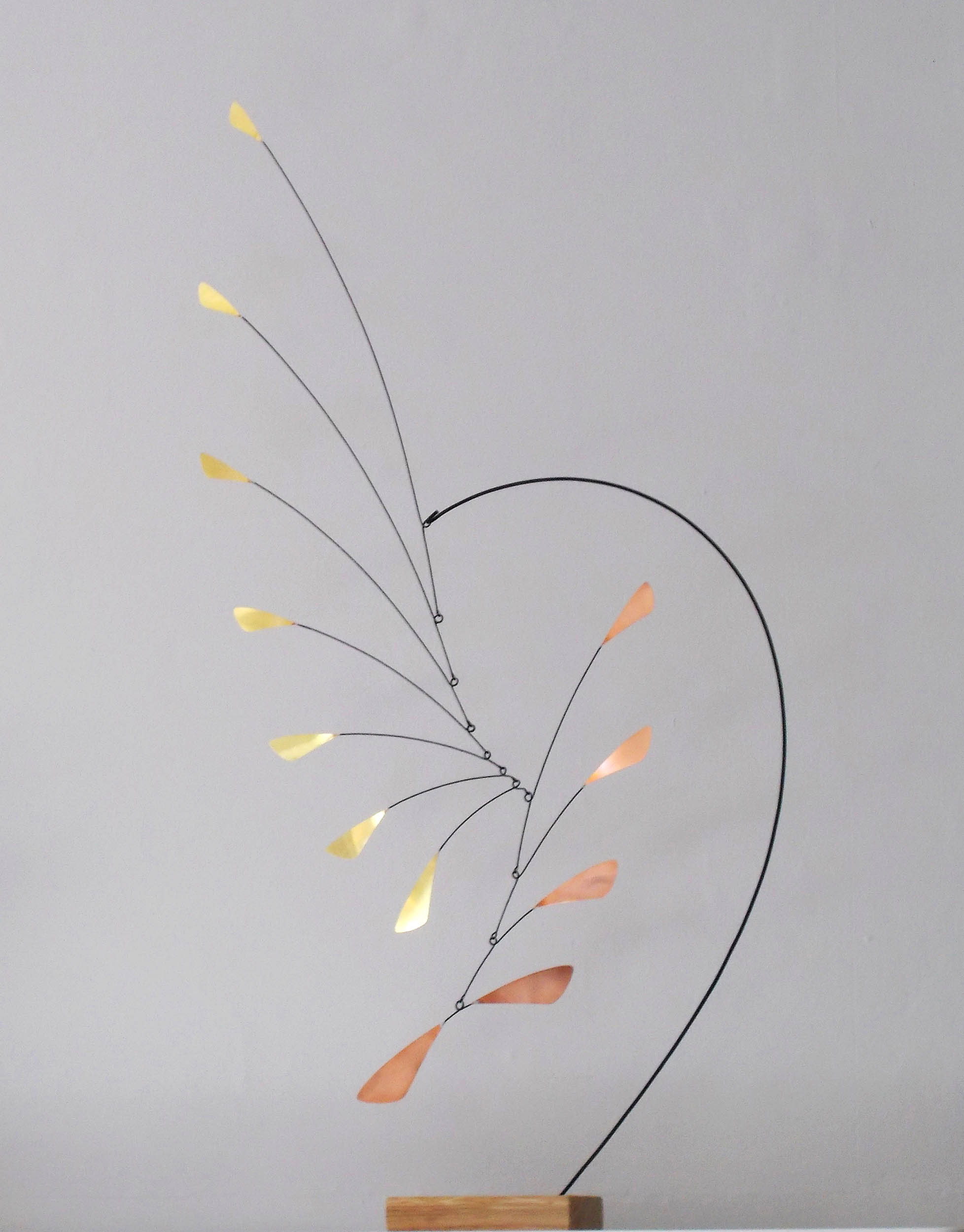 Table Sculpture No 36.   Sculpture by Edward Willis. Brass & copper.