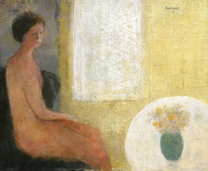 Yellow Room.   Paintings by David Brayne. Acrylic & pigment on paper.