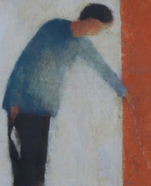 Yellow Room.   Paintings by David Brayne. Acrylic & pigment on paper.
