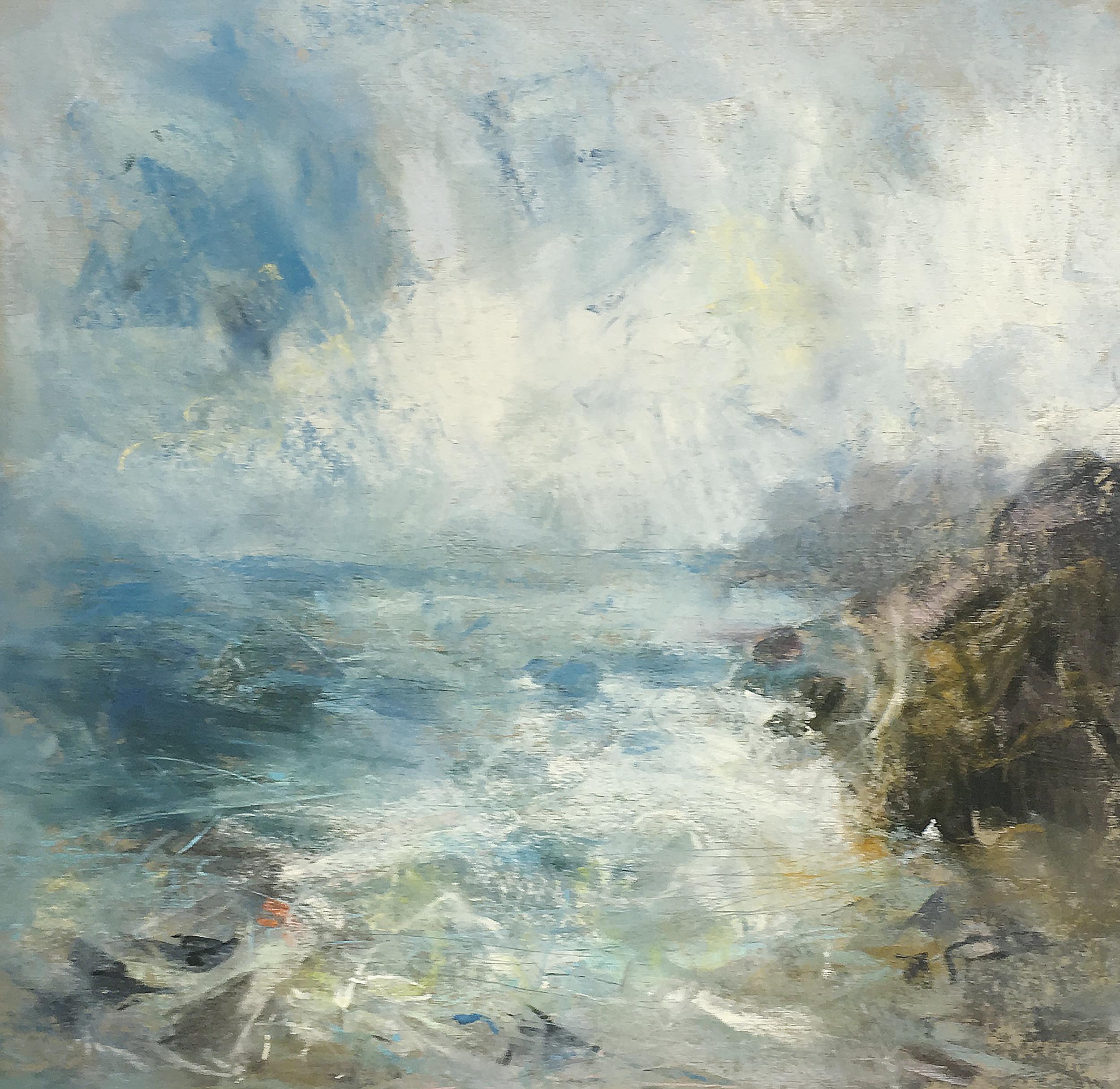 Far Out, Faintly Rocked, Struck the Sea Bell.   Paintings by Wendy McBride. Pastel.