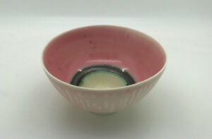 Small Pink Bowl (92).   Ceramics by Peter Wills. Porcelain.