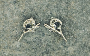 Silver Moonbranch Clip Earrings (16).   Jewellery by Holly Belsher. Silver.