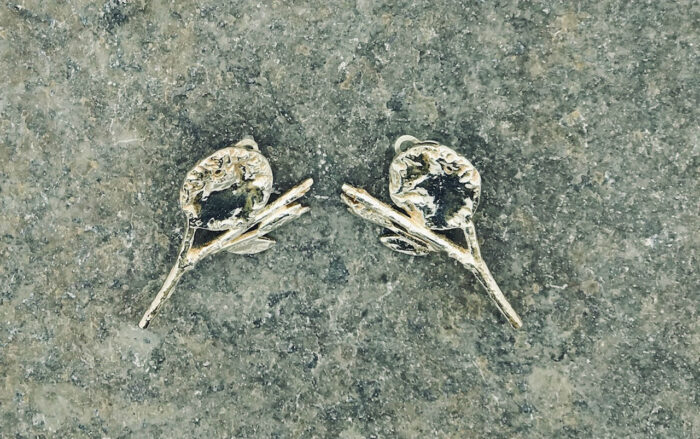 Silver Moonbranch Clip Earrings (16). Jewellery by Holly Belsher. Silver. Silver Moonbranch Clip Earrings (16). Jewellery by Holly Belsher. Silver.