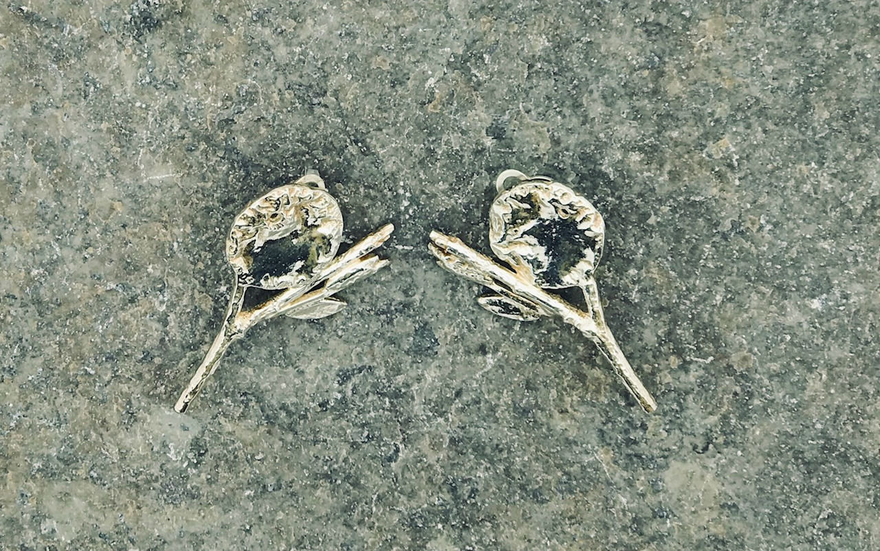 Silver Moonbranch Clip Earrings (16). Jewellery by Holly Belsher. Silver. Silver Moonbranch Clip Earrings (16). Jewellery by Holly Belsher. Silver.
