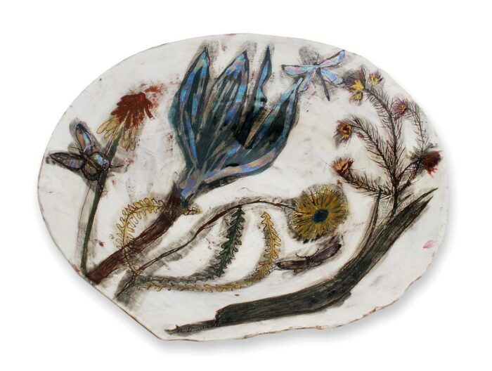Blood Lily Bowl.   Ceramics by Uncategorised. Earthenware.