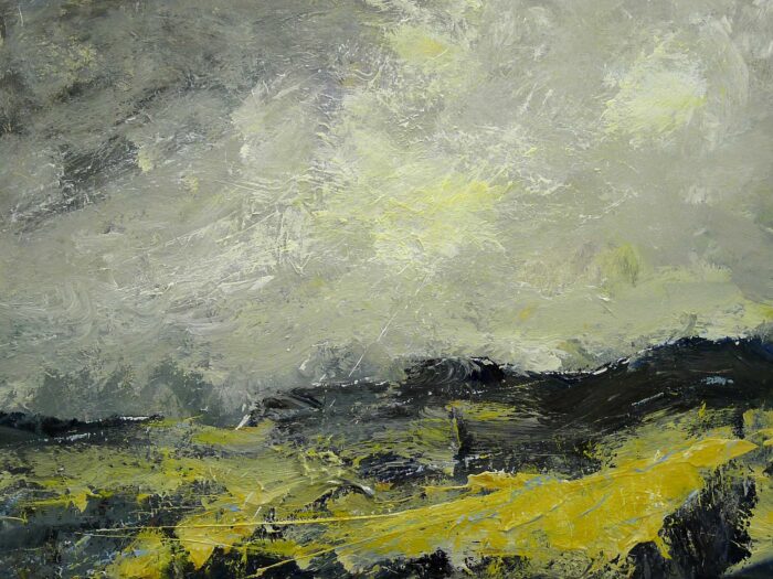 Black Hill, Dartmoor.   Paintings by James Tatum. Oil & acrylic on canvas.