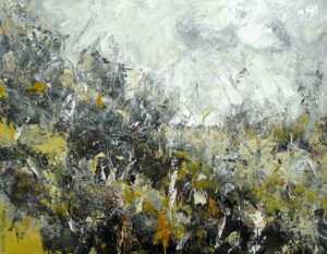 Rough Journey.   Paintings by James Tatum. Oil & acrylic on canvas.