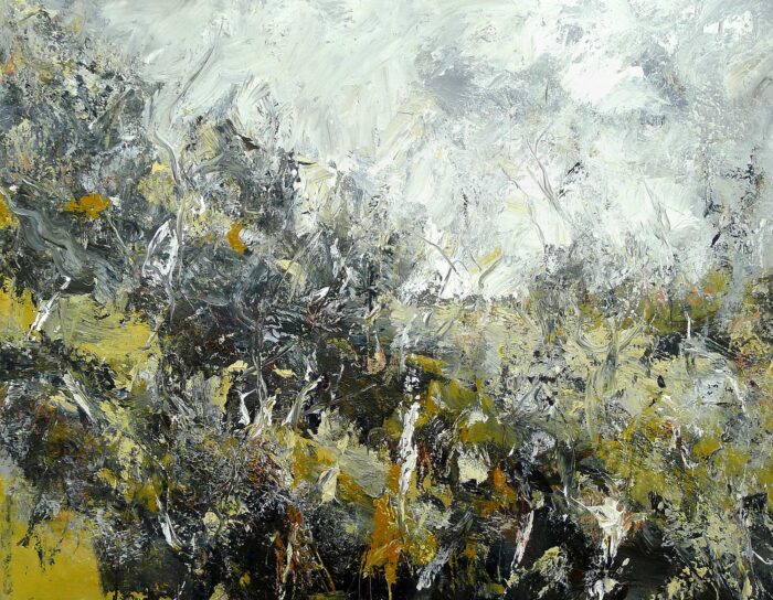 Rough Journey.   Paintings by James Tatum. Oil & acrylic on canvas.