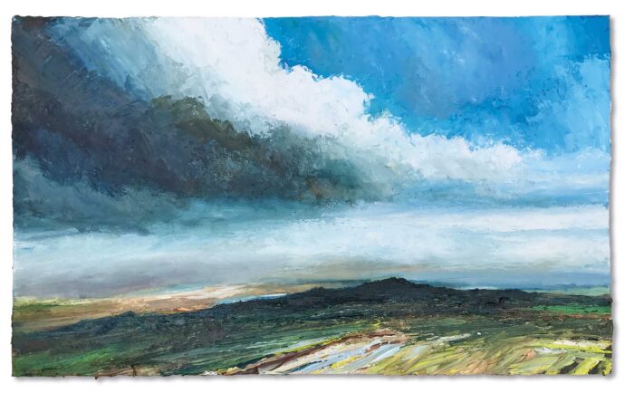 Break in the Clouds. Paintings by David Morgan. Oil on board. Break in the Clouds. Paintings by David Morgan. Oil on board.