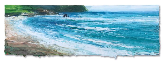 High Tide, South Milton. Paintings by David Morgan. Oil on board. High Tide, South Milton. Paintings by David Morgan. Oil on board.