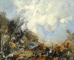 Hay Tor Rocks.   Paintings by James Tatum. Oil & acrylic on canvas.
