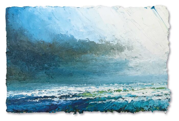 The Sea. Paintings by David Morgan. Oil on board. The Sea. Paintings by David Morgan. Oil on board.