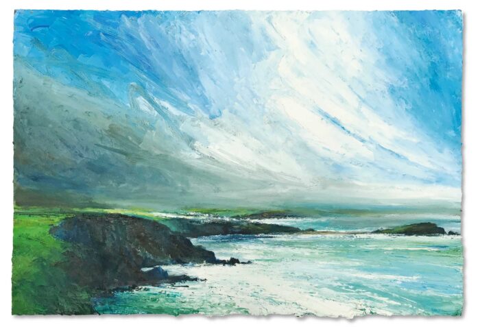 The Sea. Paintings by David Morgan. Oil on board. The Sea. Paintings by David Morgan. Oil on board.