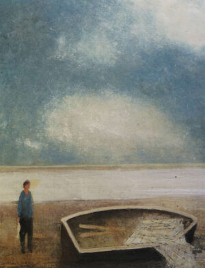 Early Morning Catch.   Paintings by David Brayne. Acrylic & pigment on paper.