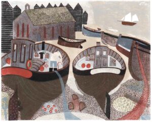 Roots & Branches.   Prints by Melvyn Evans. Linocut.