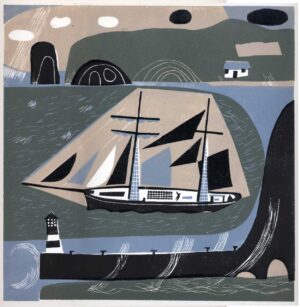 Roots & Branches.   Prints by Melvyn Evans. Linocut.