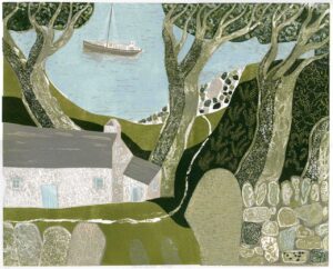Roots & Branches.   Prints by Melvyn Evans. Linocut.