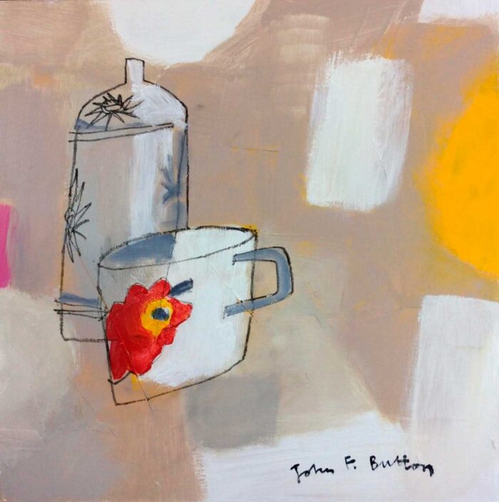 Favourite.   Paintings by John Button. Acrylic on board.