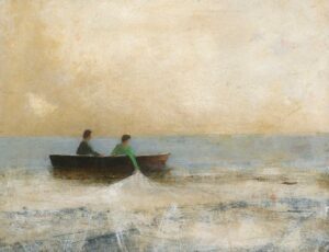 White Net.   Paintings by David Brayne. Acrylic & pigment on paper.