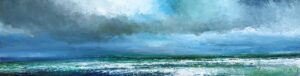 The Waves Keep Rolling In.   Paintings by David Morgan. Oil on board.