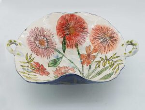 Shaped Bowl.   Ceramics by Uncategorised. Earthenware.