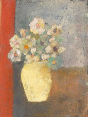 Garden Flowers.   Paintings by David Brayne. Acrylic & pigment on paper.