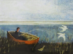 The Levels.   Paintings by David Brayne. Acrylic & pigment on paper.