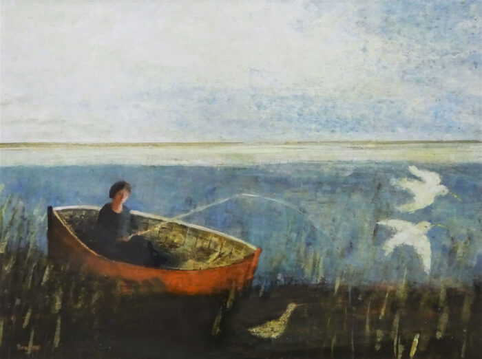 The Levels.   Paintings by David Brayne. Acrylic & pigment on paper.