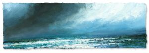 Summer Rain Out to Sea.   Paintings by David Morgan. Oil on board.