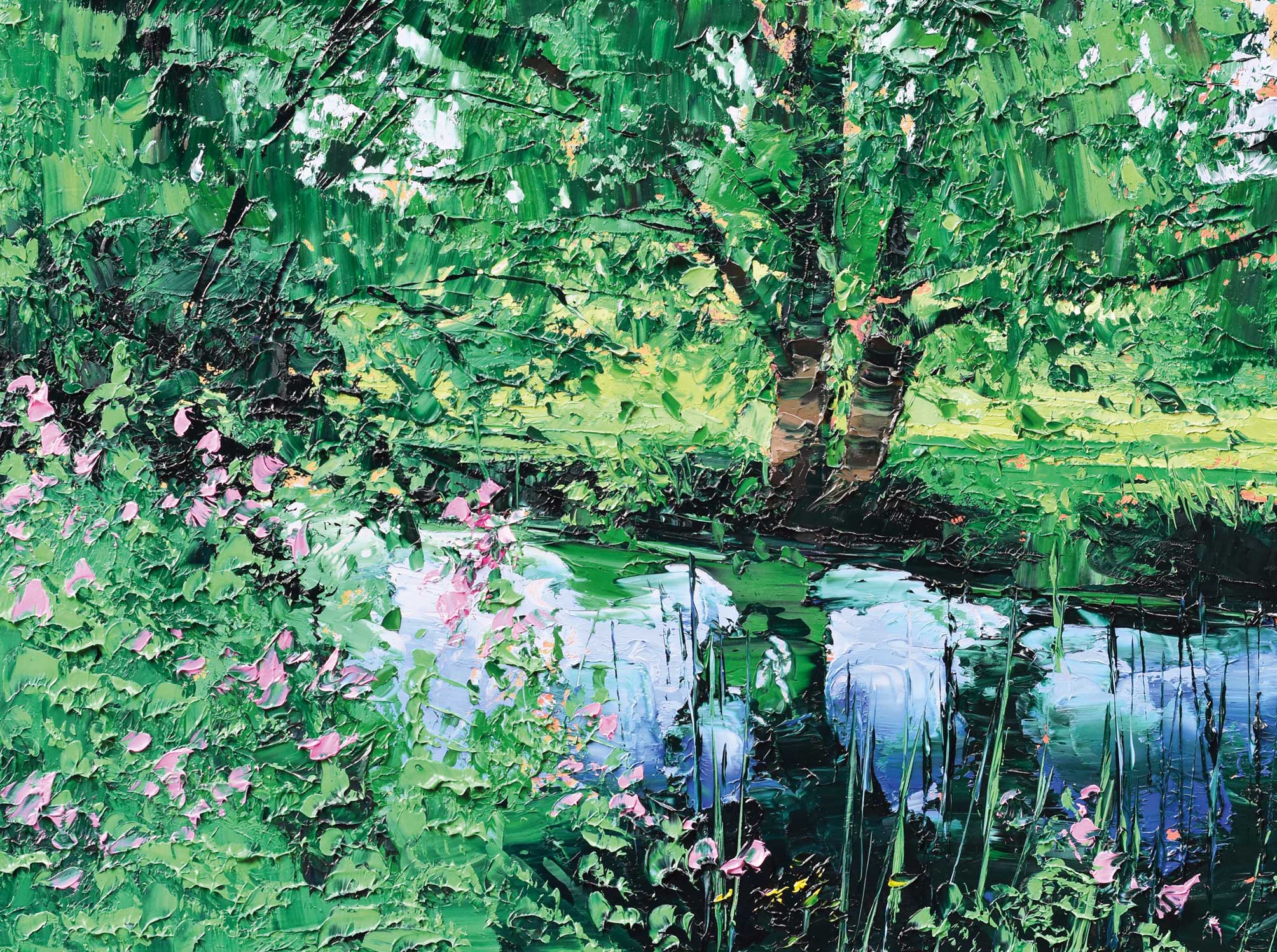 Summer Light.   Paintings by Colin Carruthers. Oil on canvas.